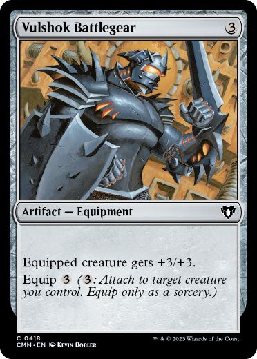 【ENG】【Foil】《ヴァルショクの戦具/Vulshok Battlegear》[CMM]