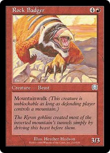 【ENG】【Foil】《岩アナグマ/Rock Badger》[MMQ]