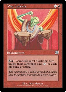 【ENG】【Foil】《戦いの連打/War Cadence》[MMQ]