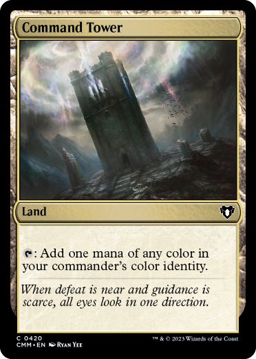 【ENG】【Foil】《統率の塔/Command Tower》[CMM]