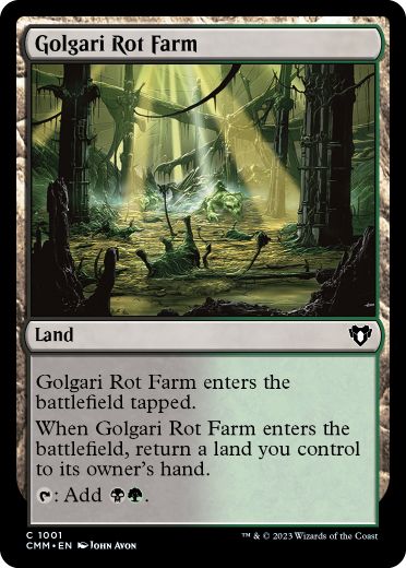 【ENG】《ゴルガリの腐敗農場/Golgari Rot Farm》[CMM]