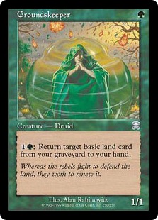 【ENG】【Foil】《土地守/Groundskeeper》[MMQ]