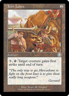 【ENG】【Foil】《鉄槍/Iron Lance》[MMQ]