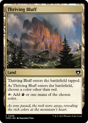 【ENG】【Foil】《興隆する絶壁/Thriving Bluff》[CMM]