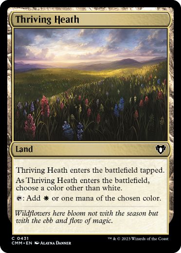 【ENG】【Foil】《興隆する荒野/Thriving Heath》[CMM]