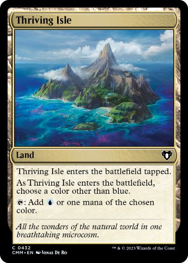 【ENG】【Foil】《興隆する島嶼/Thriving Isle》[CMM]