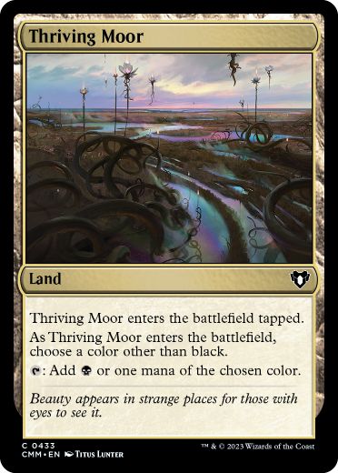 【ENG】【Foil】《興隆する湿地帯/Thriving Moor》[CMM]