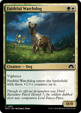 【ENG】【Foil】《忠実な番犬/Faithful Watchdog》[MH3]