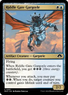 【ENG】【Foil】《謎の門のガーゴイル/Riddle Gate Gargoyle》[MH3]