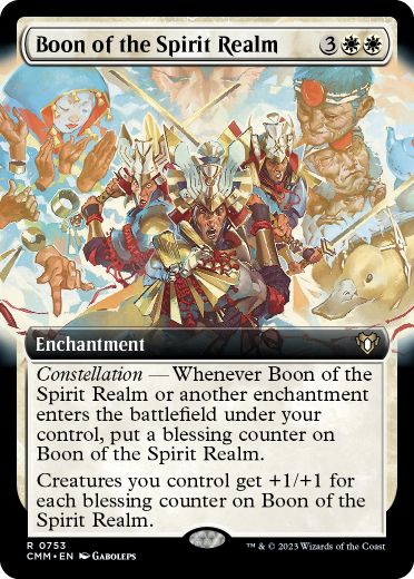 【ENG】■拡張アート■《精霊界の加護/Boon of the Spirit Realm》[CMM]
