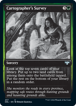 【ENG】【Foil】■DBL■《地図作りの調査/Cartographer's Survey》[VOW]