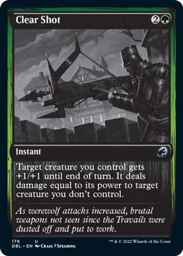 【ENG】【Foil】■DBL■《直接射撃/Clear Shot》[MID]