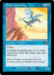 【ENG】【Foil】《ドレイクの雛/Drake Hatchling》[MMQ]