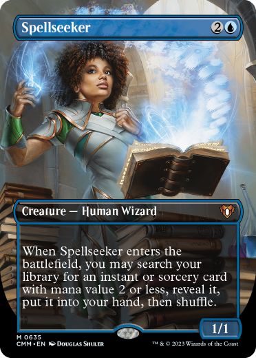 【ENG】【Foil】■ボーダーレス■《呪文探求者/Spellseeker》[CMM]
