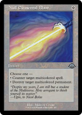 【ENG】【Foil】■旧枠■《無霊破/Null Elemental Blast》[MH3]