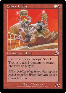 【ENG】【Foil】《突撃隊/Shock Troops》[MMQ]