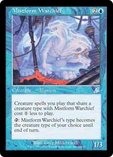【ENG】《霧衣の戦長/Mistform Warchief》[SCG]