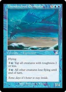【ENG】《雷雲の精霊/Thundercloud Elemental》[SCG]
