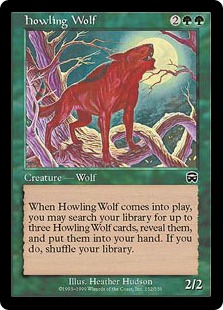 【ENG】【Foil】《遠吠えする狼/Howling Wolf》[MMQ]