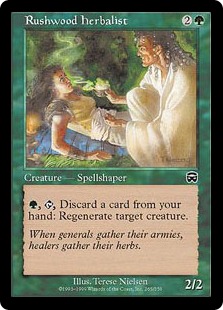 【ENG】【Foil】《ラッシュウッドの薬草医/Rushwood Herbalist》[MMQ]