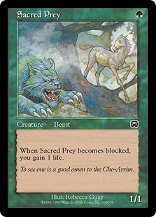 【ENG】【Foil】《聖なる餌食/Sacred Prey》[MMQ]