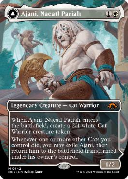 【ENG】■ボーダーレス■《ナカティルの最下層民、アジャニ/Ajani, Nacatl Pariah》[MH3]