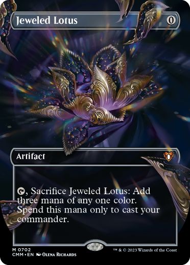 【ENG】【Foil】■ボーダーレス■《宝石の睡蓮/Jeweled Lotus》[CMM]