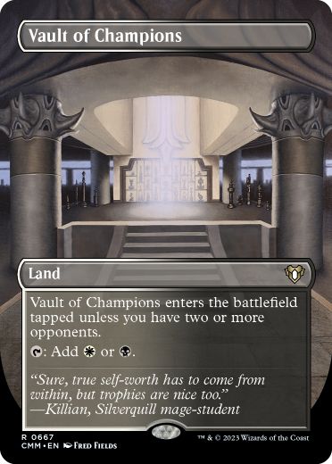 【ENG】【Foil】■ボーダーレス■《勝者の大霊堂/Vault of Champions》[CMM]
