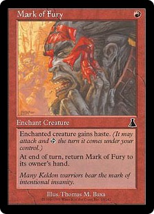 【ENG】【Foil】《憤怒の仮面/Mark of Fury》[UDS]