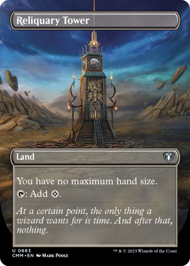 【ENG】【Foil】■ボーダーレス■《聖遺の塔/Reliquary Tower》[CMM]
