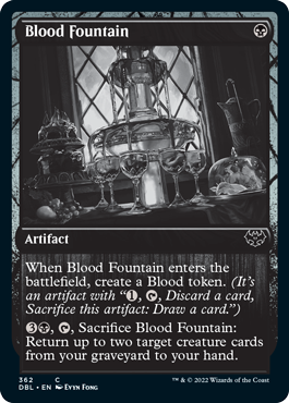 【ENG】【Foil】■DBL■《血の泉/Blood Fountain》[VOW]