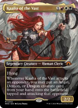 【ENG】【Foil】■ボーダーレス■《巨大なるカーリア/Kaalia of the Vast》(343)[MH3]