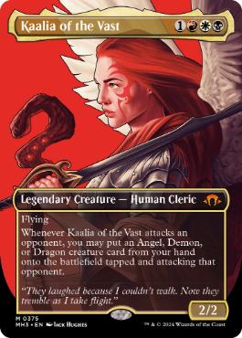 【ENG】【Foil】■ボーダーレス■《巨大なるカーリア/Kaalia of the Vast》(375)[MH3]
