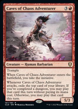 【ENG】【Foil】《混沌の洞窟の冒険者/Caves of Chaos Adventurer》[CLB]