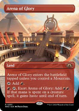 【ENG】【Foil】■ボーダーレス■《栄光の闘技場/Arena of Glory》[MH3]