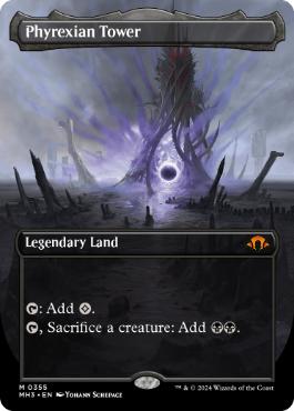 【ENG】【Foil】■ボーダーレス■《ファイレクシアの塔/Phyrexian Tower》[MH3]