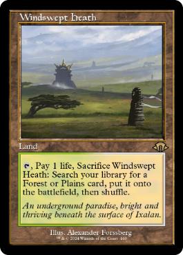 【ENG】【Foil】■旧枠■《吹きさらしの荒野/Windswept Heath》[MH3]