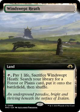 【ENG】【Foil】■拡張アート■《吹きさらしの荒野/Windswept Heath》[MH3]