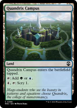 【ENG】《クアンドリクスの学舎/Quandrix Campus》[M3C]