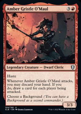 【ENG】《鎚族のアンバー・グリストル/Amber Gristle O'Maul》[CLB]