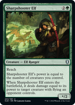 【ENG】《エルフの名射手/Sharpshooter Elf》[CLB]