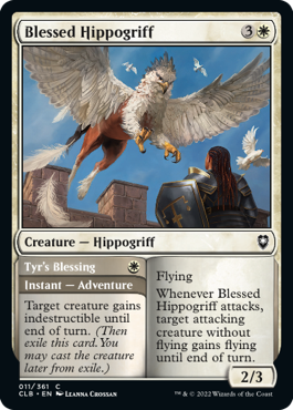 【ENG】《祝福のヒポグリフ/Blessed Hippogriff》[CLB]