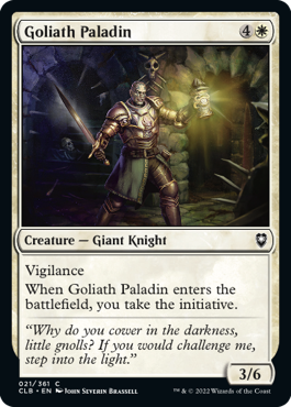 【ENG】《ゴライアスのパラディン/Goliath Paladin》[CLB]