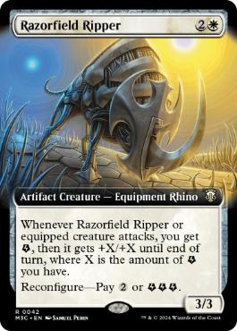 【ENG】■拡張アート■《剃刀ヶ原の切り裂き獣/Razorfield Ripper》[M3C]