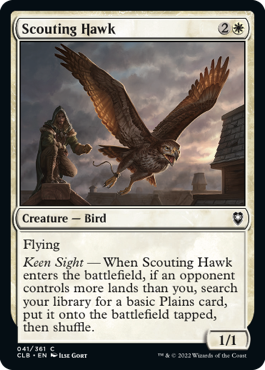 【ENG】《偵察の鷹/Scouting Hawk》[CLB]