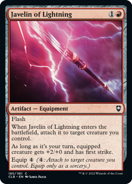 【ENG】《ジャヴェリン・オヴ・ライトニング/Javelin of Lightning》[CLB]