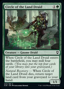 【ENG】《土地の円環のドルイド/Circle of the Land Druid》[CLB]