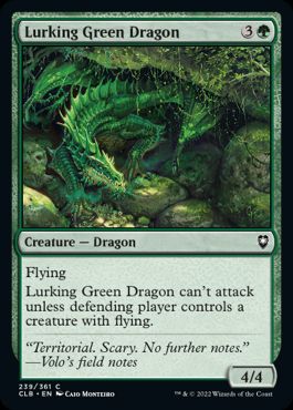 【ENG】《隠れ潜むグリーン・ドラゴン/Lurking Green Dragon》[CLB]
