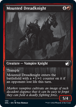 【ENG】■DBL■《馬上の戦慄騎士/Mounted Dreadknight》[MID]