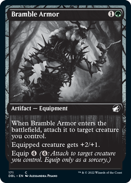 【ENG】【Foil】■DBL■《棘茨の鎧/Bramble Armor》[MID]